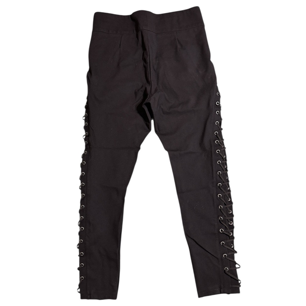 Harley-Davidson Black Lace-Up Pants - Picture 2 of 3